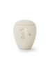 Preview: Urne creme mit goldenen Pferdekopf (1,5 ltr.)