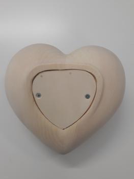 Lindenholz Herzurne mit Hundepfote (1-1,5 ltr.)