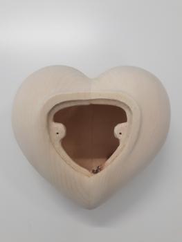 Lindenholz Herzurne mit Hundepfote (1-1,5 ltr.)