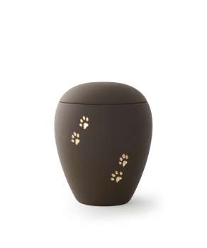 Siena Café mit 4 goldenen Relief-Pfötchen (2,8 ltr.)