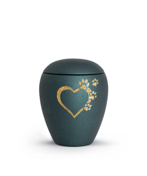 Keramik Verona petrol mit Sparkling Motiv 5 (1,5 ltr.)