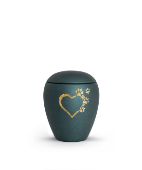 Keramik Verona petrol mit Sparkling Motiv 5 (0,5 ltr.)