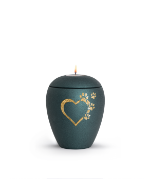 Preview: Keramik Verona petrol mit Sparkling Motiv 5 (0,5 ltr.)