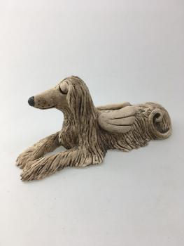 Afghanischer Windhund Engel