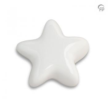 Keramik-Stern Asteri weiss