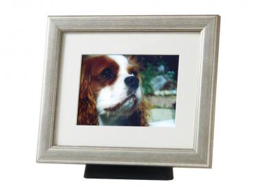 Bilderrahmen mit Standfuß-Urne 4 ltr. SILBER - Auslaufmodell