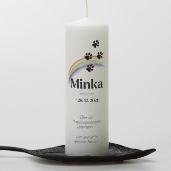 Trauerkerze Regenbogen
