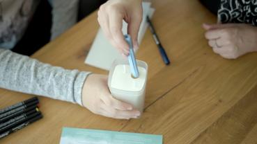 Preview: Kreativ-Kerzen-Set mit Brief