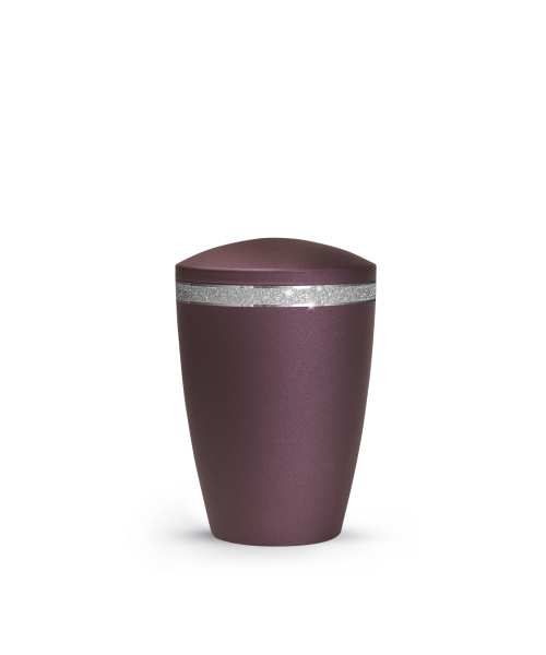Glamour berry m. Silberglitterband (0,5 ltr.)
