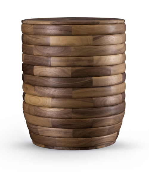 Wallnuss-Urne (15 Liter / 30 Liter)