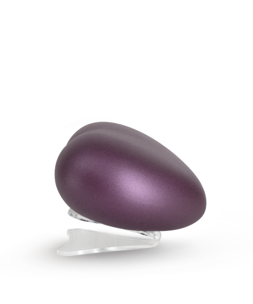 Keramik-Herz weiß mit Kristall-Schweif (1,5 ltr.)