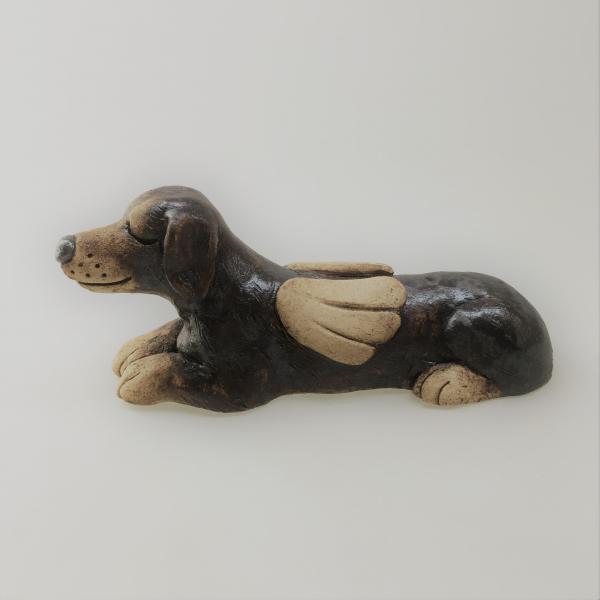 Kurzhaar-Dackel-Engel-seitlich