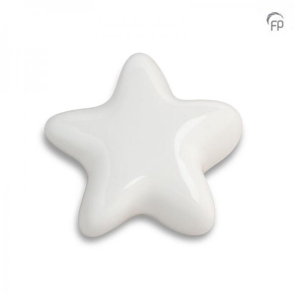 Keramik-Stern Asteri weiss