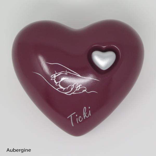 Keramik-Herz "Freunde"