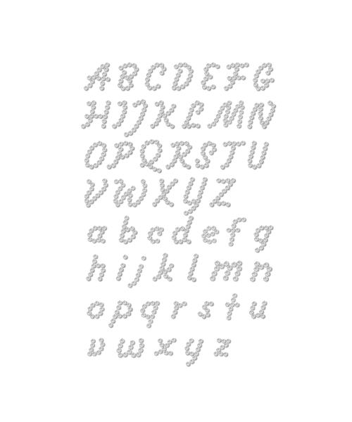 Kristall-Beschriftung