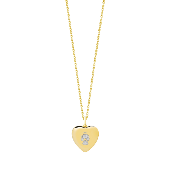 Aschekammer-Herzanhänger 925er Silber, vergoldet 1105GP