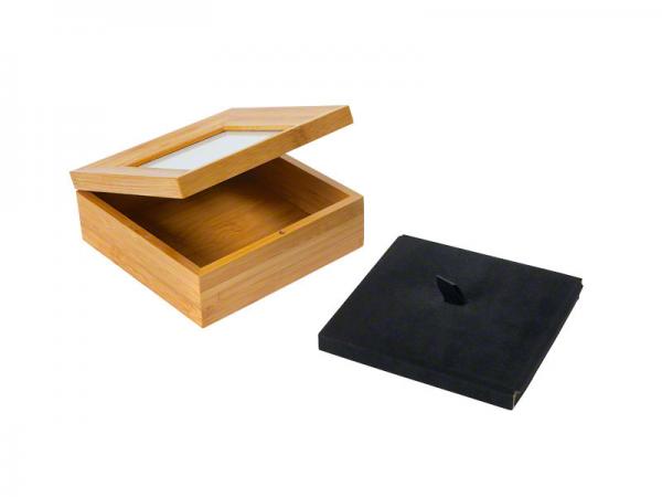 Bambus-Box mit Fotorahmendeckel (0,6 ltr.)