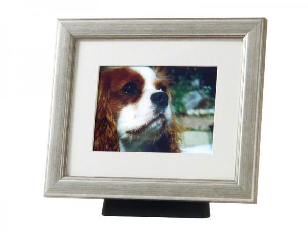 Bilderrahmen mit Standfuß-Urne 4 ltr. SILBER - Auslaufmodell