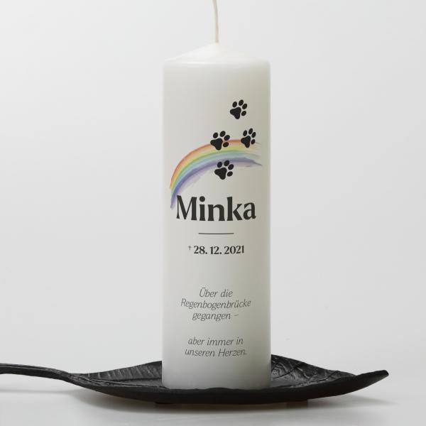 Trauerkerze Regenbogen
